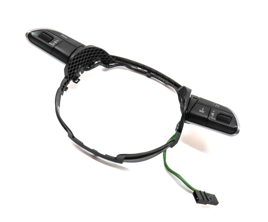 15 AUDI Q7 (4L) STEERING WHEEL MEDIA PHONE NAVI FUNCTION CONTROL SELECT SWITCH — exact item pictured